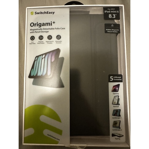 SwitchEasy Origami+ 磁吸可拆式支架保護殼 iPad mini 6 8.3吋適用