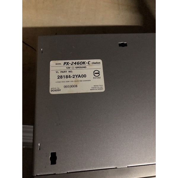 clarion 歌樂PX-2460K-C 6片VCD換片箱 不含片匣