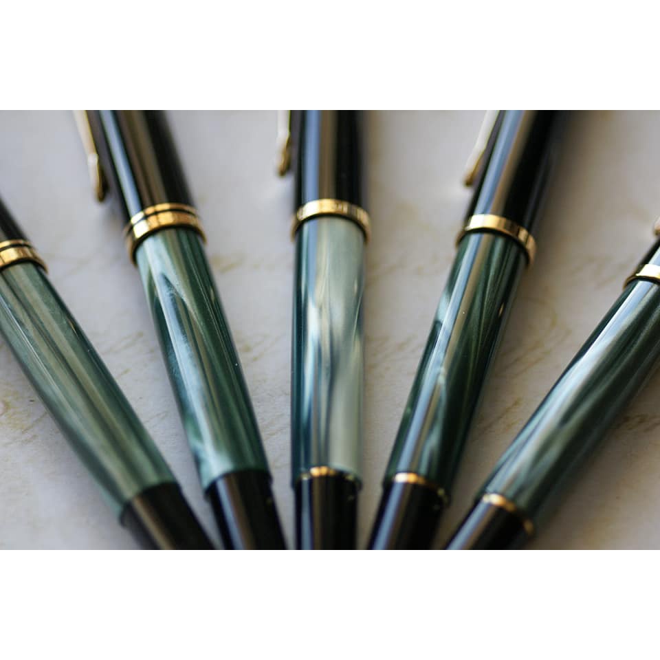【古今鋼筆】德國品牌 PELIKAN 百利金 M200 湖水綠大理石紋 Green Marble 鋼筆