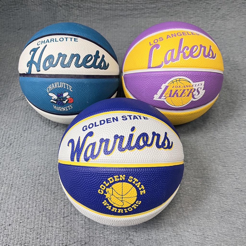 Wilson NBA 隊徽系列 威爾森 Basketball 室外 橡膠 3號 兒童 籃球 【WENWU】