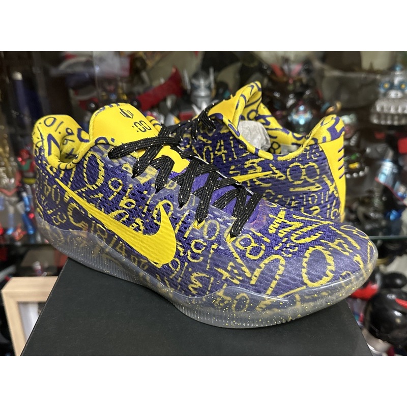 Nike Kobe 11代 XI Mamba Day ID 全新 湖人 紫金 jordan us9.5