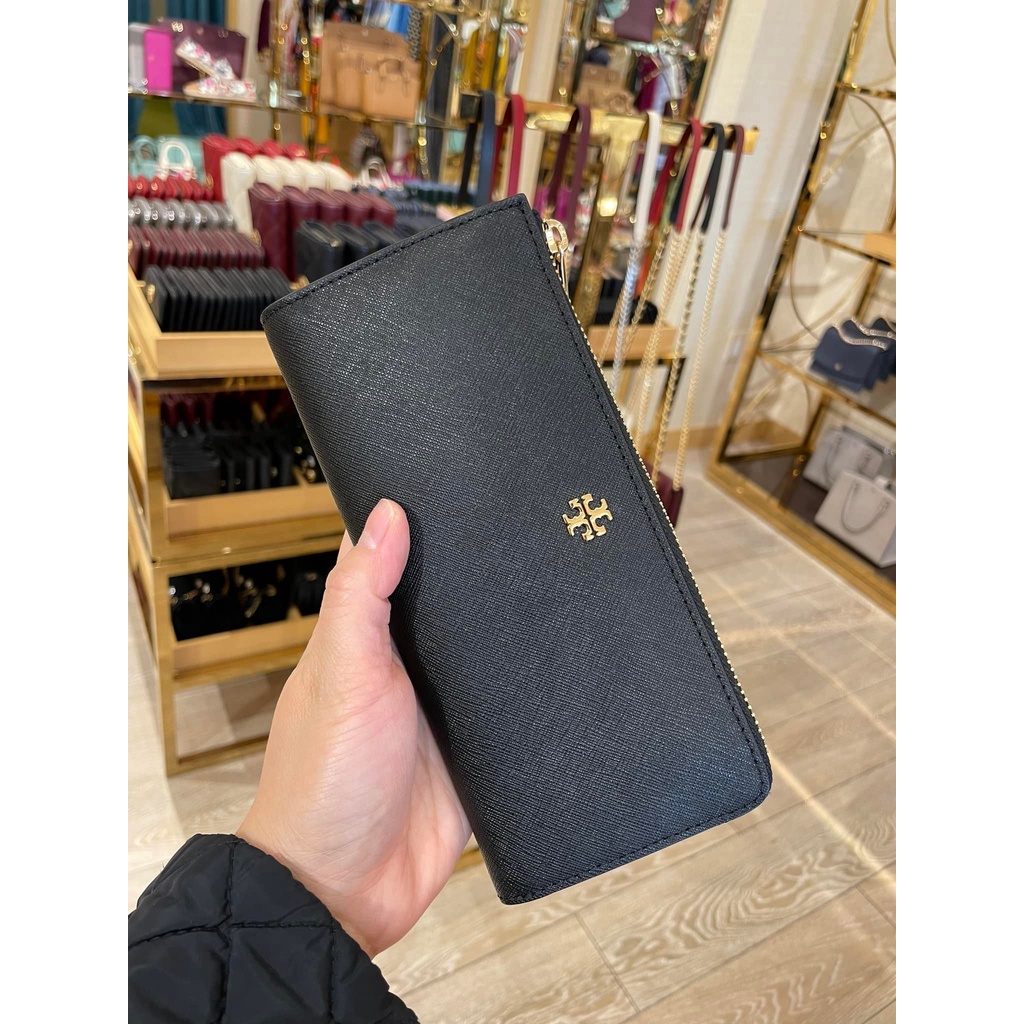 【預購】美國代購 🇺🇸 Tory Burch TB 防刮皮革 拉鍊 L型 長夾 皮夾