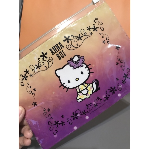 Anna Sui X Kitty 限定絕版品 夾鏈袋  全新