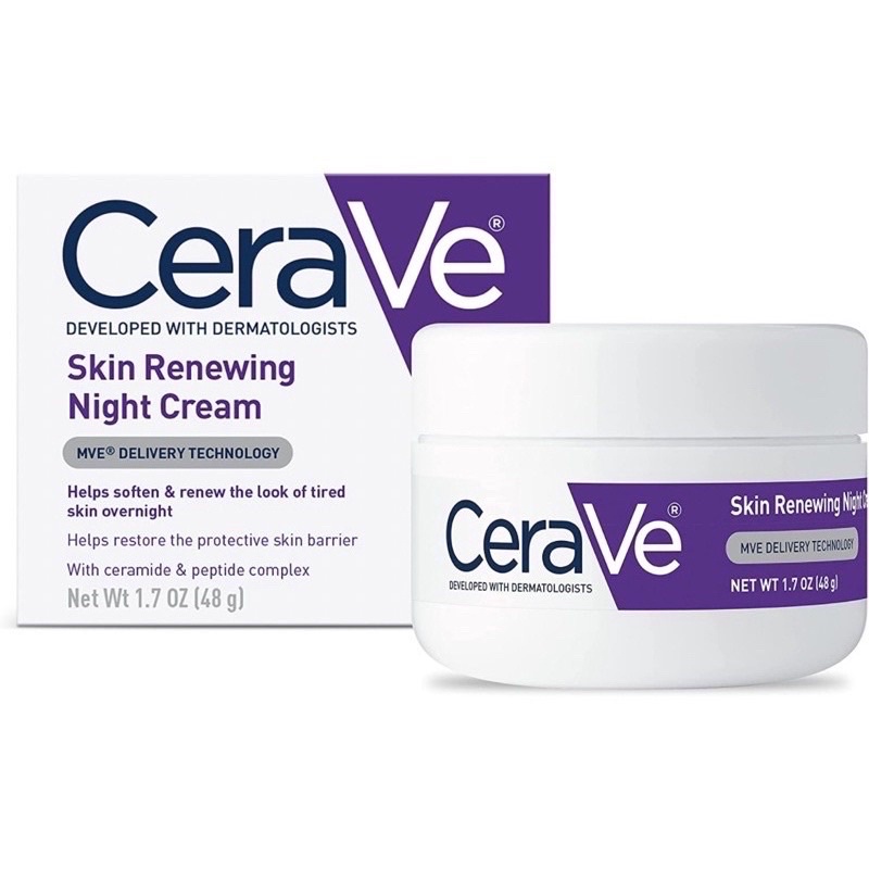 🪡現貨 CeraVe Skin Renewing Night Cream 晚霜-48g