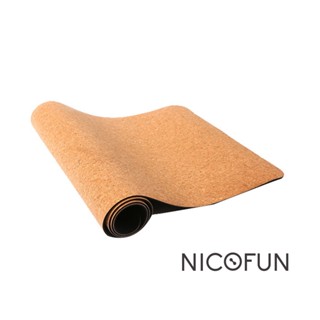 【NicoFun 愛定做】5mm 天然軟木 超慢跑 瑜珈墊 吸汗止滑穩定 健身墊 防滑墊 止滑墊 韻律 運動用品