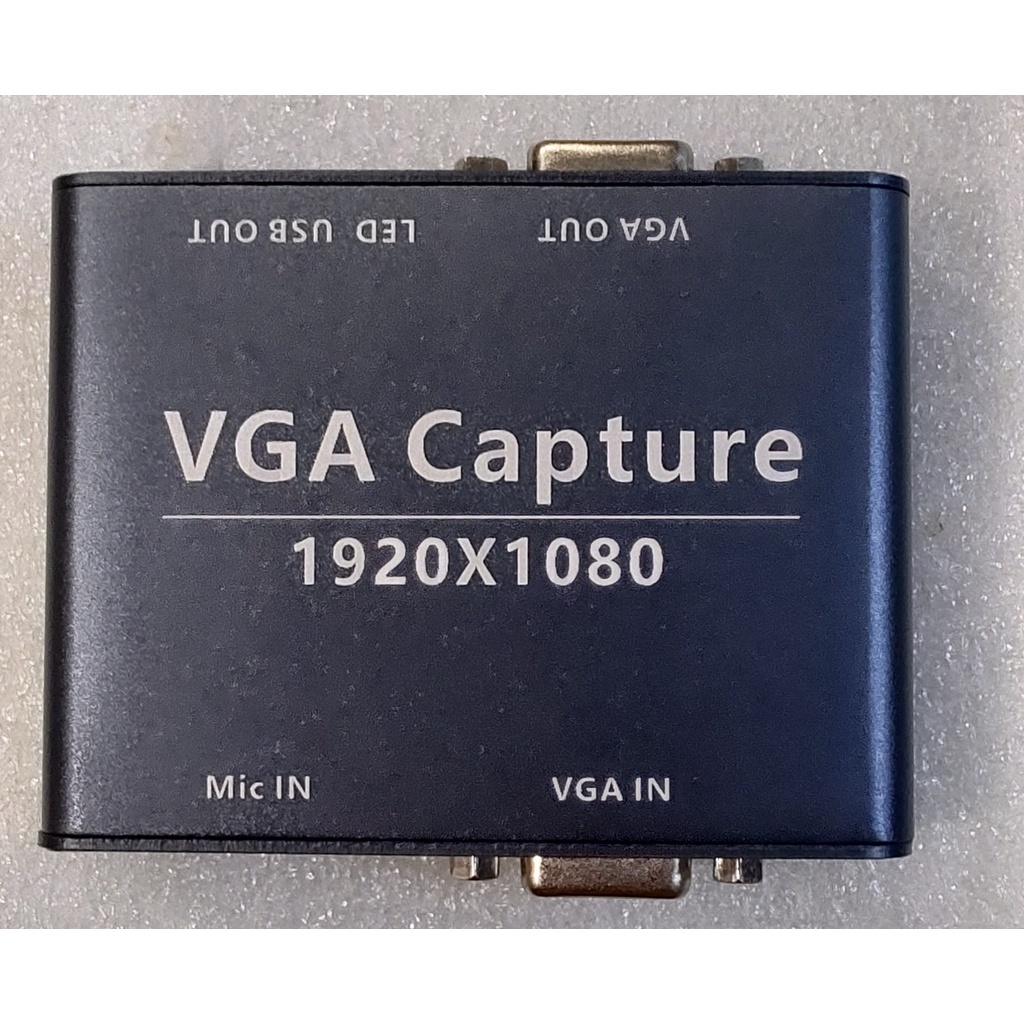 VGA轉USB 采集卡，VGA擷取卡 USB3.0介面，隨插即用不需安裝驅動