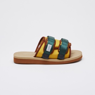 SUICOKE MOTO-CAB OG-056CAB 黃綠棕 抗菌鞋床 輕量 薄款 拖鞋【SK22056CABYBR】