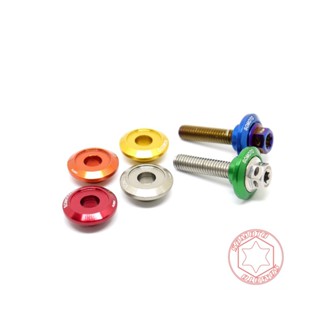 SOMOTO臺灣製造 YAMAHA馬桶蓋專用配件組 含螺絲＋墊片 適用YAMAHA前土除/車箱/馬桶蓋固定改裝