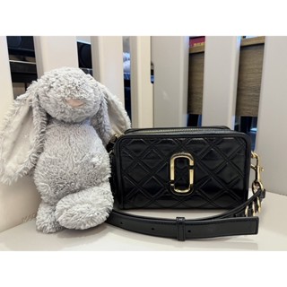 MARC JACOBS 小羊皮 相機包 MJ 菱格 Softshot 21 斜揹包 二手