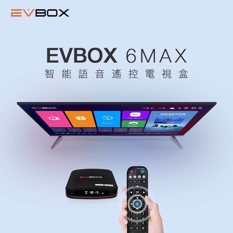 易播越獄版 機皇 易播盒子 6max NCC 認證 Wifi EVBOX TV 超越安博盒9 非5max