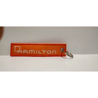 Hamilton漢米爾頓 原廠 飄帶鑰匙圈(全新品)