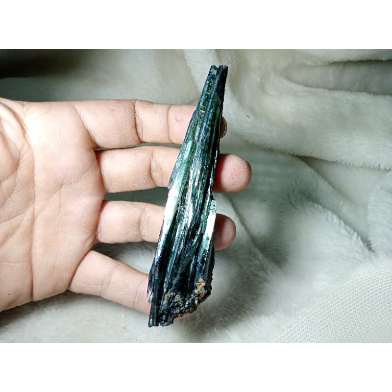《晶華》水晶 礦物 巴西 藍鐵礦 Vivianite 02G20