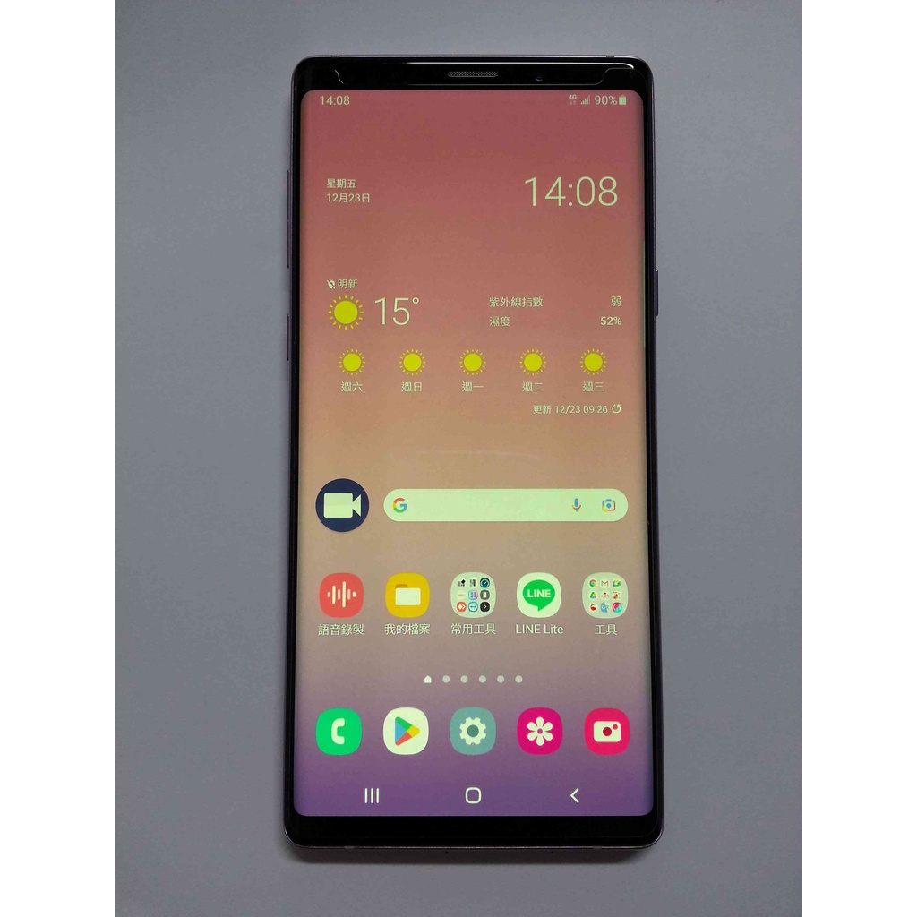 二手 9成新 Samsung Galaxy Note9 128GB 三星 Note 9 備用機 公務機 哄小孩