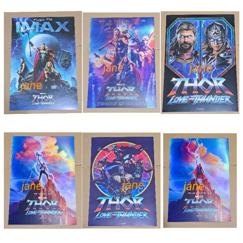 現貨 電影 雷神索爾  愛與雷霆  電影海報  A3海報 IMAX海報