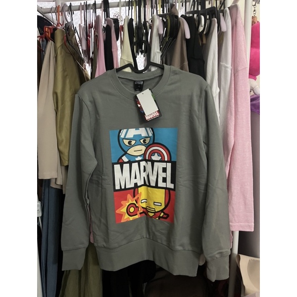 Marvel Kawaii運動衫-灰Xs 童裝