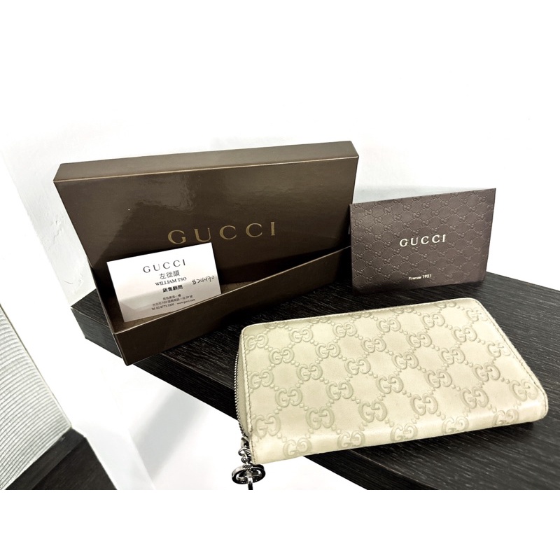 二手 Gucci 長夾 微風購入