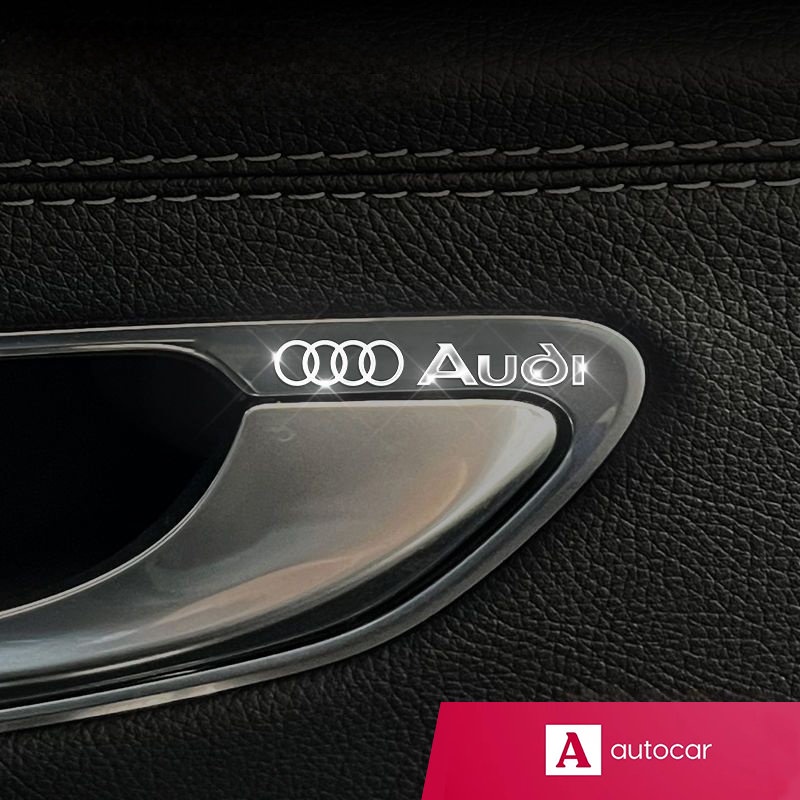 [批發] 適用於奧迪標 3D銀色金屬標籤鍍裝飾貼紙 Audi TT mk2 mk3 8j A4 B5 9 8 A5 A6