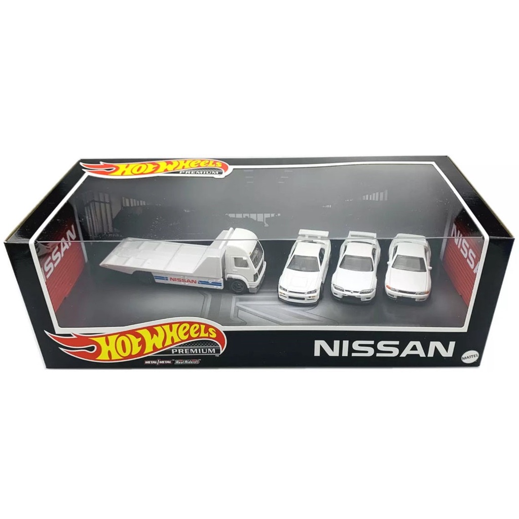 NISSAN HOT WHEELS 風火輪西洋鏡 GTR 日產 Skyline R32 R33 R34 GTR 車庫組
