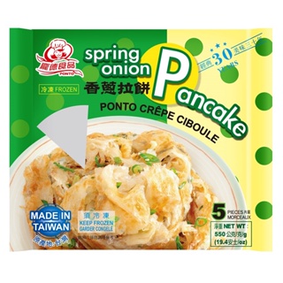 龐德冷凍香蔥拉餅(五辛素)(冷凍)550g克 x 1Bag包【家樂福】