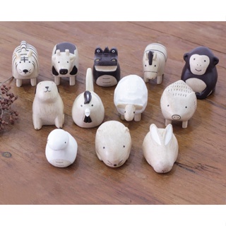 多款可選 日本T-Lab Pole Pole Eto 手工木雕 小動物擺飾 12生肖 代表動物 系列 #1