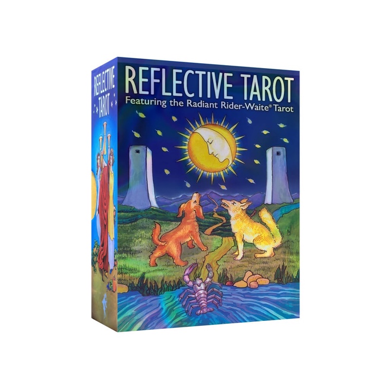 反光塔羅,贈中文翻譯｜Reflective Tarot,萊德偉特版口袋型塔羅牌【左西購物網】