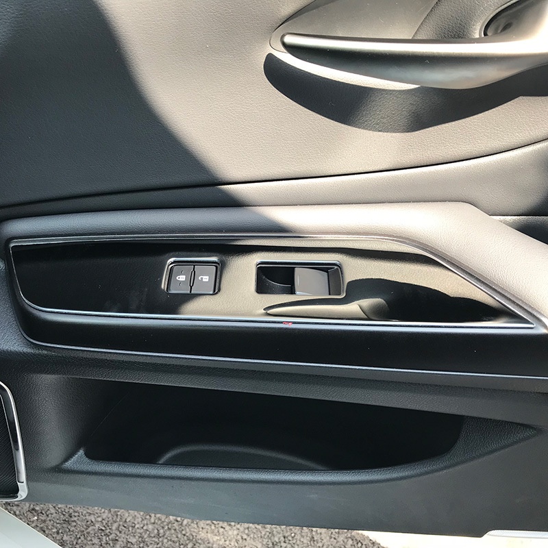 【台灣現貨】Lexus適用18-20款Lexus 新ES 四門控升降面板裝飾 扶手內門拉手中控面板裝飾 車窗升降開關飾板