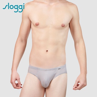 sloggi MEN COOL STRIPY極尚涼感系列三角褲 M-XL 灰岩礦 G918503 QK