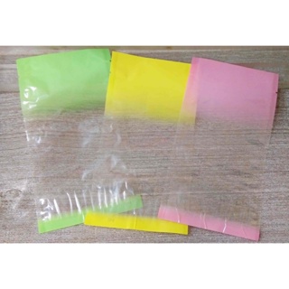【烘焙包材零售】彩虹透明 手工餅乾袋(小)(10個一組)
