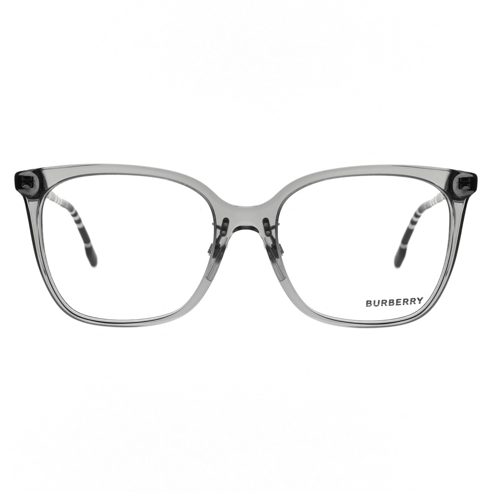 BURBERRY 光學眼鏡 B2367F 4033 經典格紋細臂大方框 眼鏡框 - 金橘眼鏡