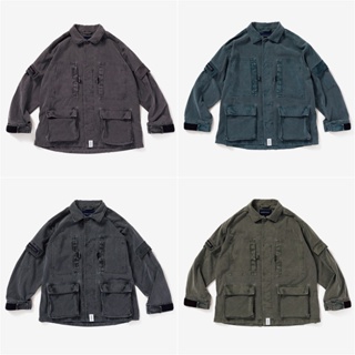 AllenTAPS】WTAPS 22SS SCOUT / LS / NYCO. TUSSAH 長袖襯衫黑色XL號 