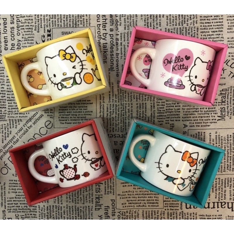 sanrio三麗鷗hello kitty 凱蒂貓 可愛卡通 馬克杯 水杯 聖誕禮物 送女友 閨蜜 絕版 午後紅茶