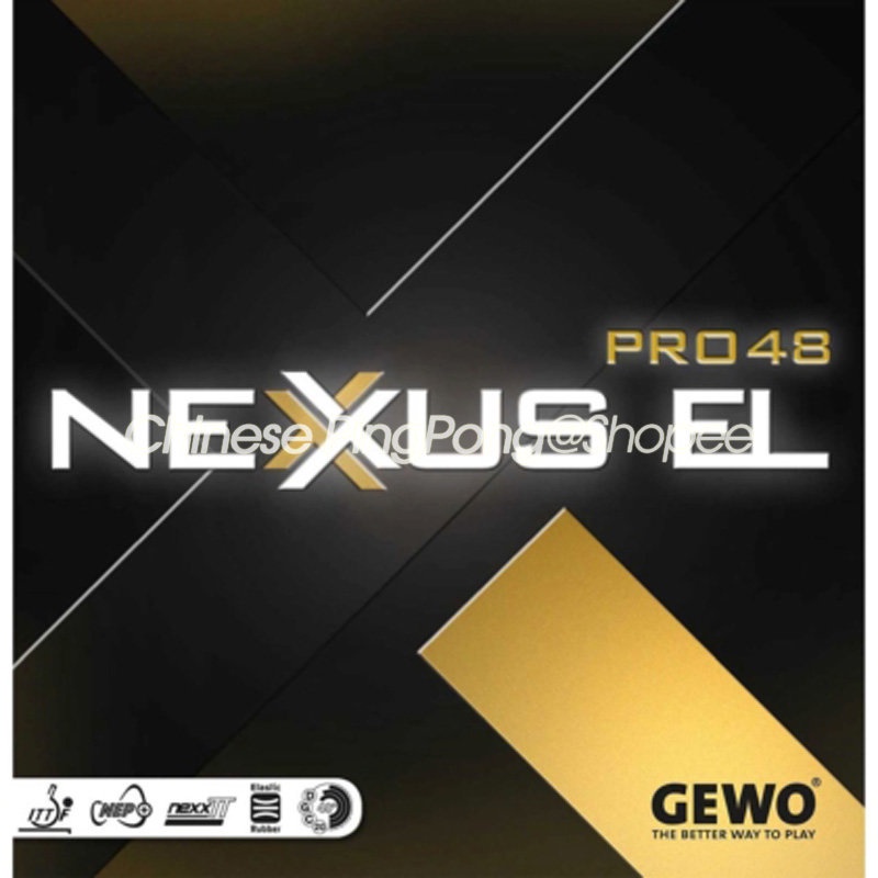 Gewo NEXXUS EL PRO 48(Aruna Use)乒乓球橡膠專業進攻乒乓球海綿