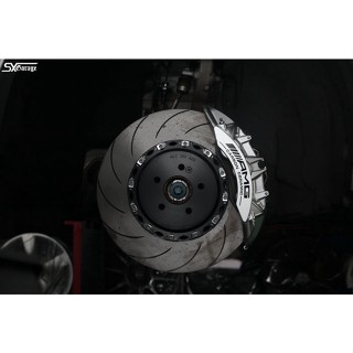 【超鑫國際】 Corvette ZR1 大六活塞 卡鉗 400MM浮動碟盤 BREMBO 代工 BENZ GLC 實裝圖