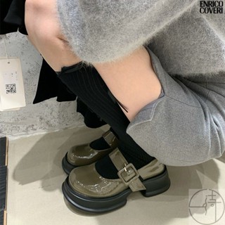 【Poetry】樂福鞋 牛津鞋 平底鞋 小皮鞋 小皮鞋女 休閒小皮鞋 法式甜酷少女~粗跟厚底學院風 瑪麗珍鞋 亮麵小皮鞋