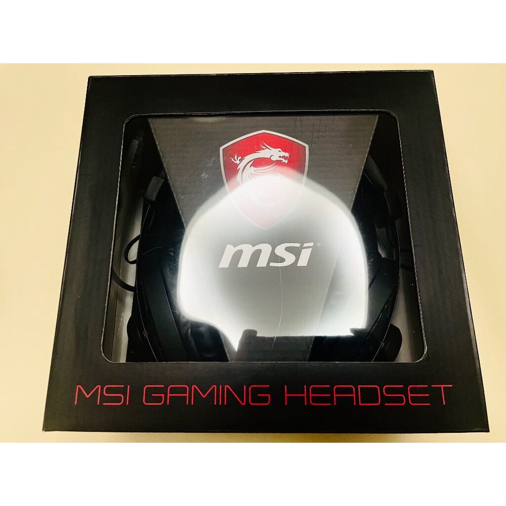 (全新現貨1) MSI 電競 耳罩 耳機 gaming headset S37-2100981-SH5 自帶麥克風