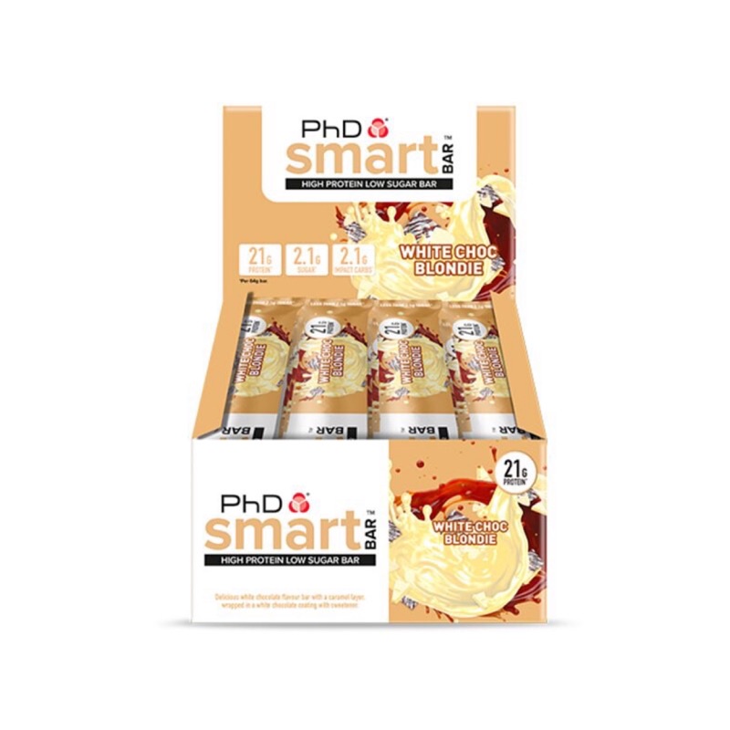 12 Bars - PHD Smart Protein Bar (white chocolate brondie)