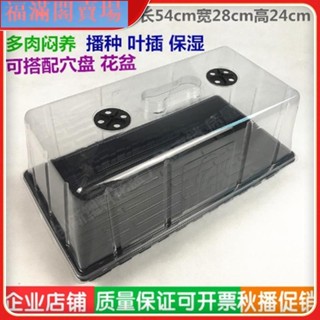 福滿閣【臺灣熱賣】育苗盒 育苗箱 悶養 多肉十二卷類 保溼保溫 育苗盤 播種箱花盆託