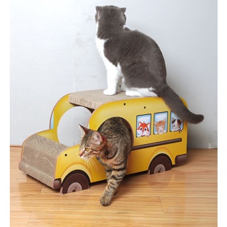 汽車貓抓板 可替換大型貓窩磨爪器耐磨組裝貓玩具貓咪用品包郵