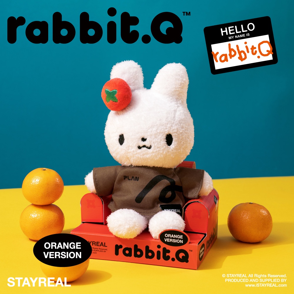 STAYREAL rabbit.Q純真兔兔絨毛公仔