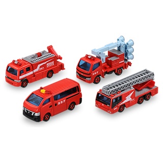 【星宇玩具】TOMICA 多美小汽車組 消防車組 TM85654