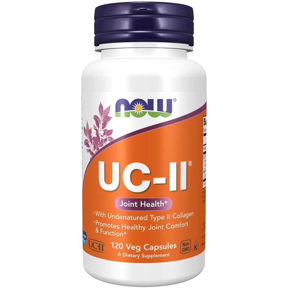 【Now Foods】UC-II/UC2 正品 非變性第二型膠原蛋白 特別添加《海藻鈣》每瓶120顆 UC-II/UC2