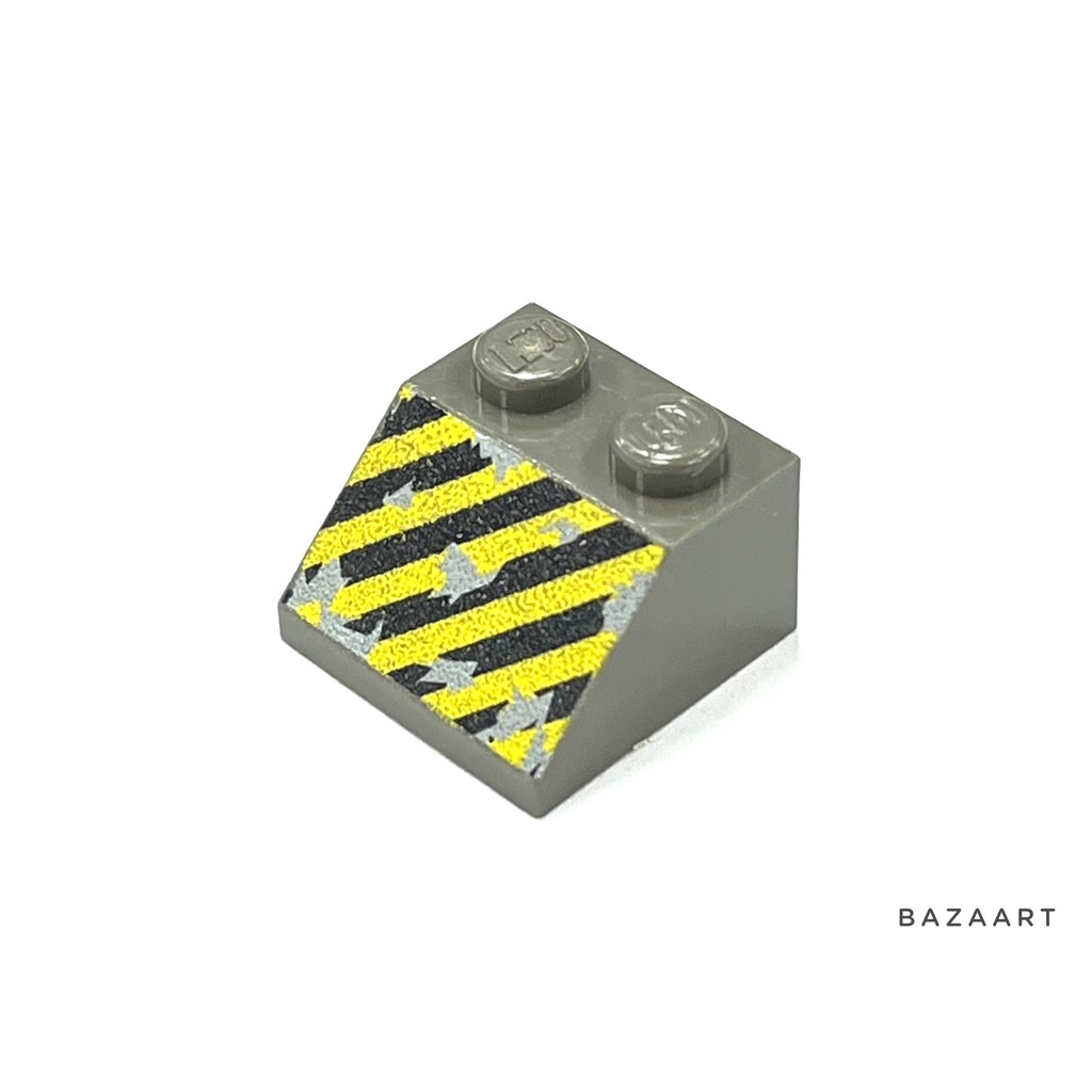 二手樂高 LEGO 印刷磚 印刷 警示 工程車 地心 探險 絕版 3039px16