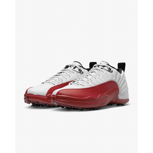 現貨 Nike Air Jordan 12 低筒 高爾夫鞋 紅白