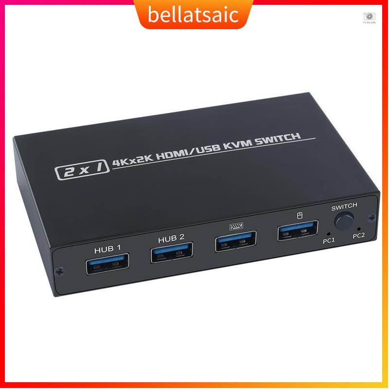 AIMOS AM-KVM 201CL 2-in-1 HDMI/USB KVM Switch Support HD 2K4