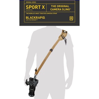 BLACKRAPID Sport X 極速相機背帶~狼棕色 Coyote相機肩帶 (附加腋下固定帶)[富豪相機]