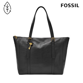 FOSSIL Carlie 真皮托特包-黑色 ZB1773001