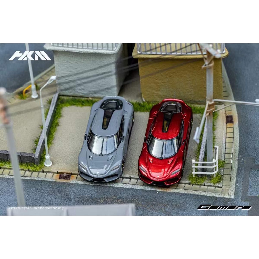 TSAI模型車販賣鋪 現貨賣場 Koenigsegg Gemera 灰.紅