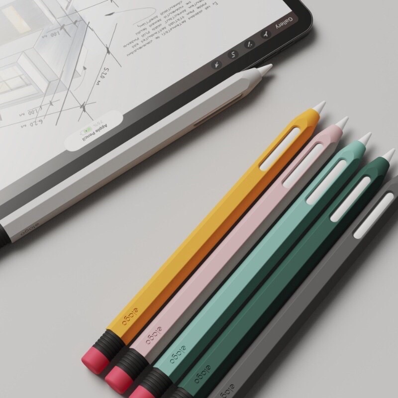 【現貨下單立刻出貨】韓國正品ELAGO湖水綠APPLE PENCIL 2代 矽膠筆套 筆套保護套蘋果鉛筆—Mint湖水綠