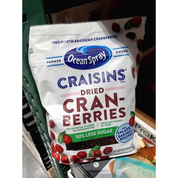 (優惠至5/24) COSTCO 好市多 Ocean Spray 優鮮沛 蔓越莓乾 (減糖配方) 1.22公斤/袋 果乾