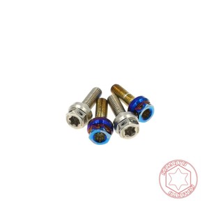 【促銷中 SOMOTO台灣製】油缸蓋不鏽鋼螺絲組 M4×13mm SUS304白鐵/鍍鈦 適用雙碟車款專用 防鏽 直上